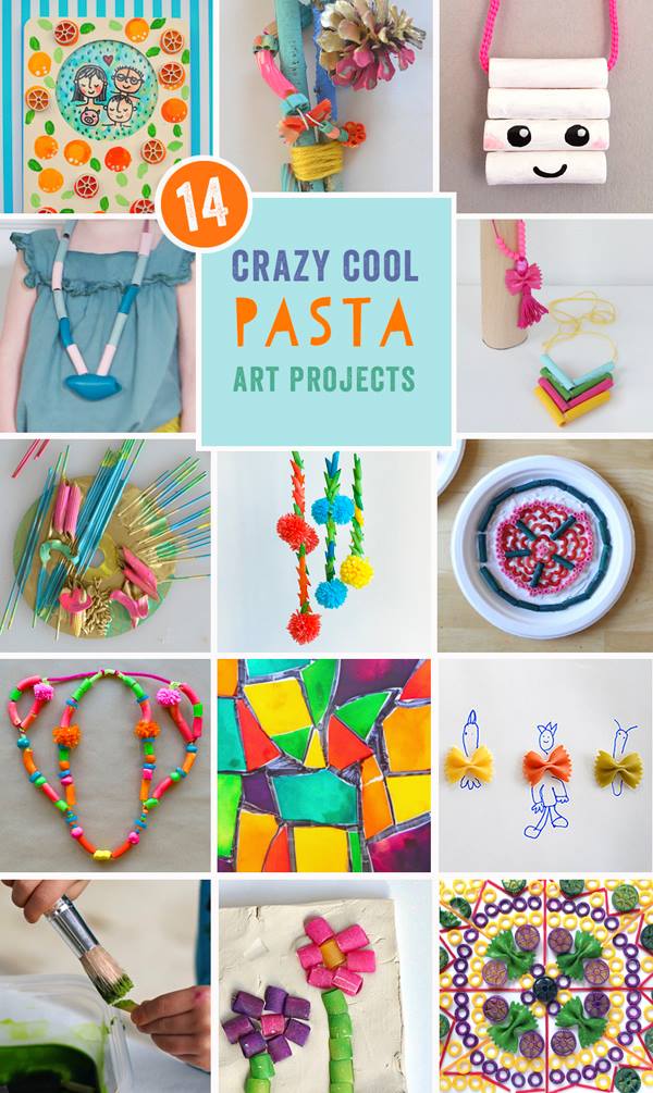 Crazy Cool Pasta Art Projects_Pin + Posts